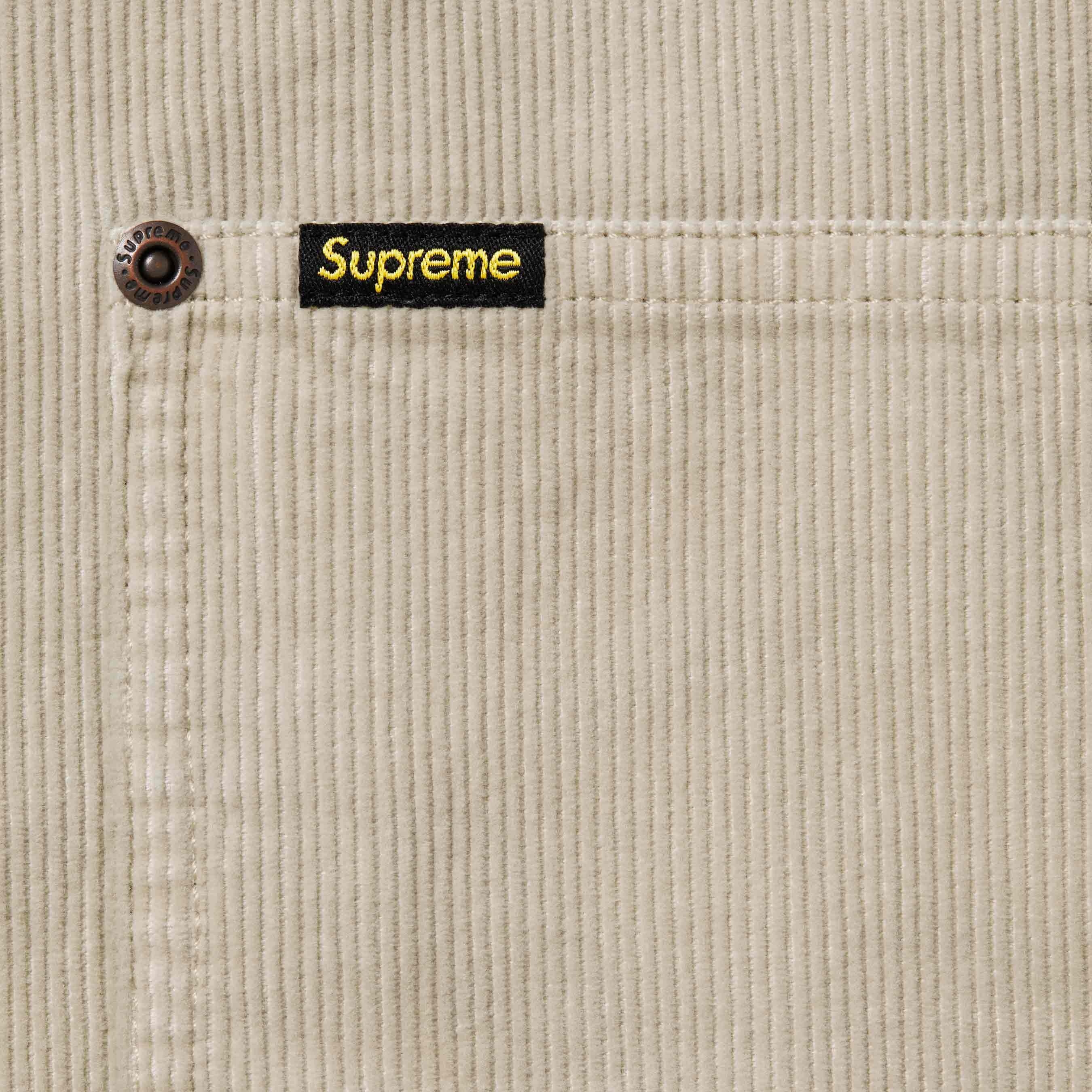 Washed Corduroy Zip Up Shirt view 7
